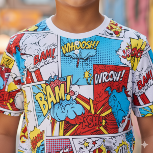 Boys' Comic Strip T-Shirt