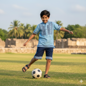 Boys' Embroidered Combo Set