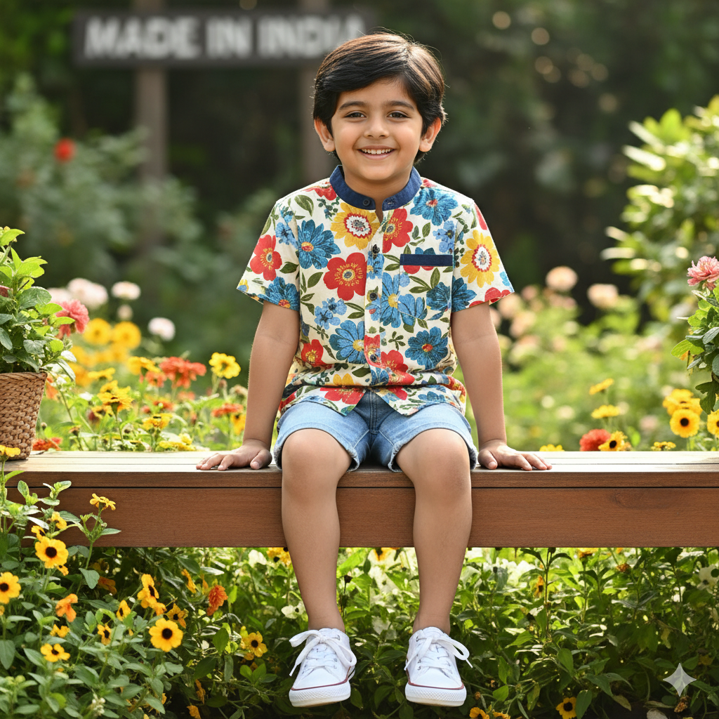 Boys' Floral Print Shirt - Image 4