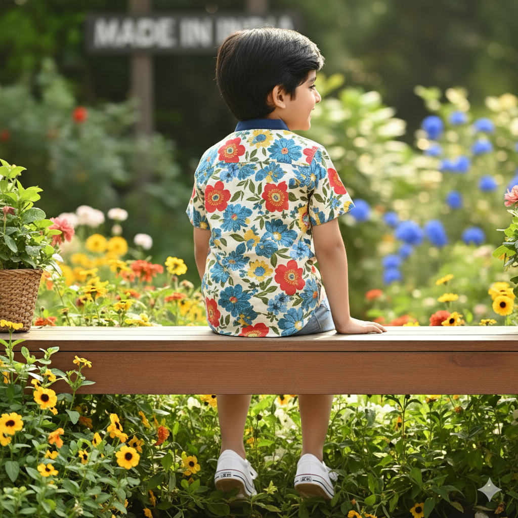 Boys' Floral Print Shirt - Image 2