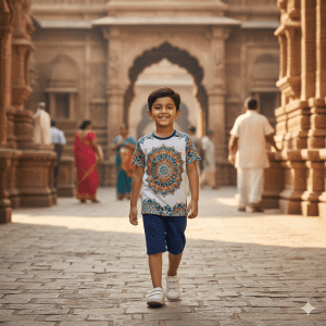 Boys' Mandala Print Set