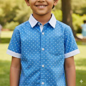 Boys' Polka Dot Shirt