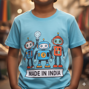 Boys' Robot Print T-Shirt