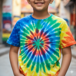 Boys' Tie-Dye Burst T-Shirt (5-6 Years)