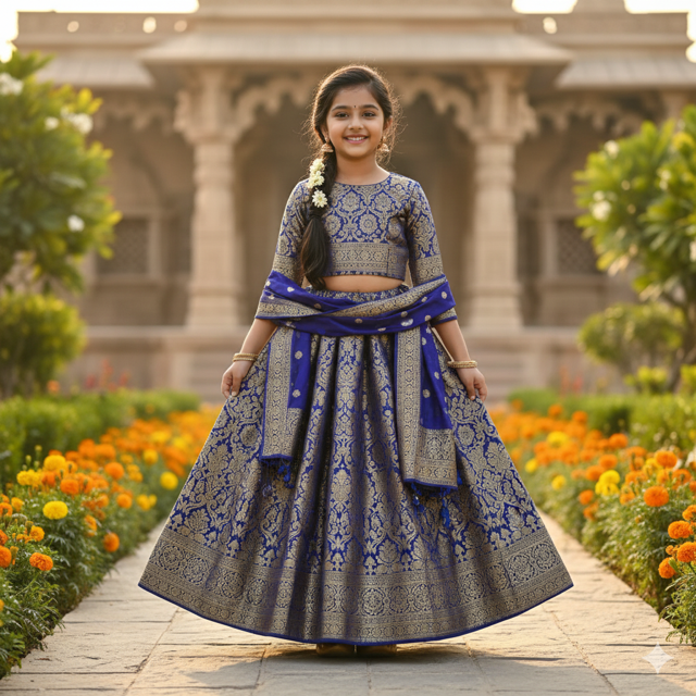 Brocade Silk Lehenga