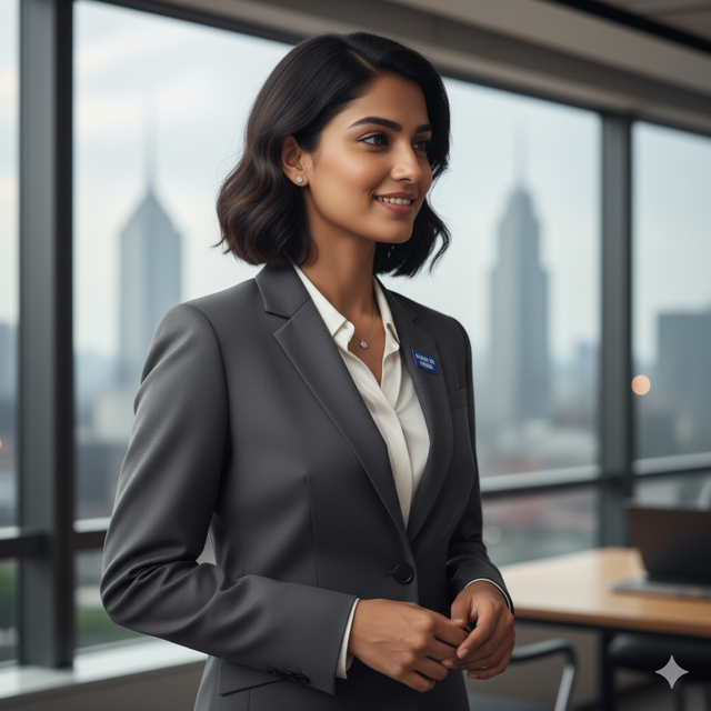 Charcoal Formal Blazer - Image 2