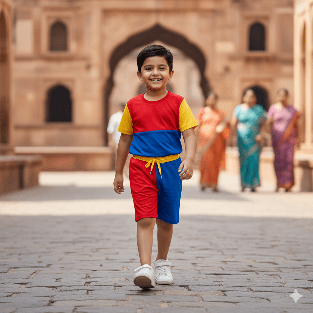 Boys' Color Block Set