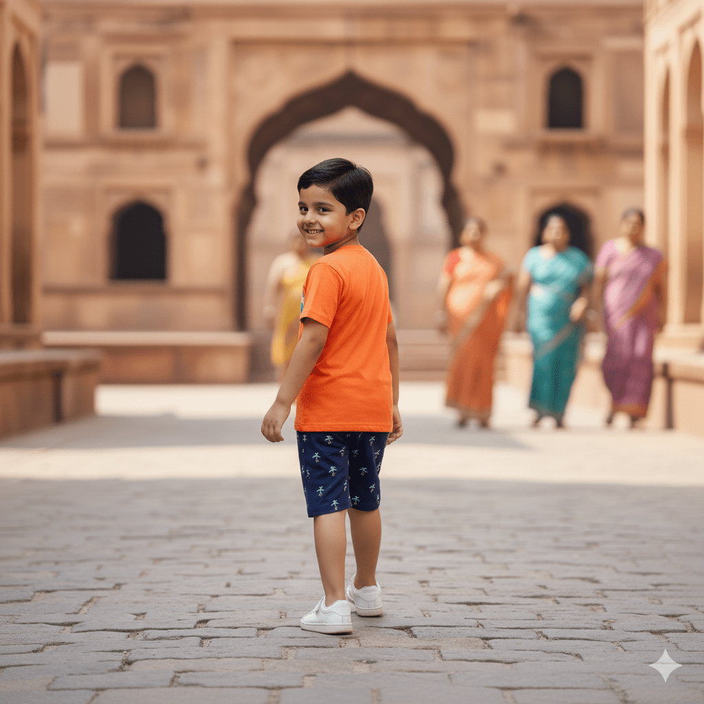 Boys' Orange Combo Set - Image 2