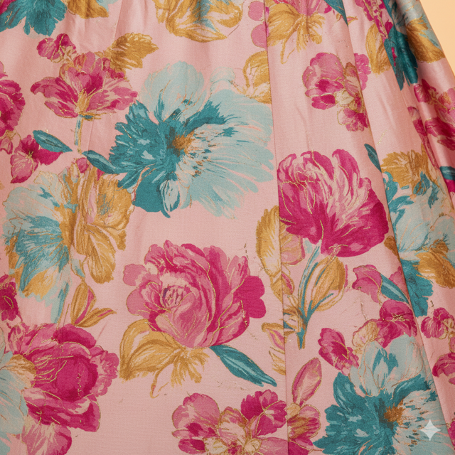 Digital Print Silk Lehenga - Image 3