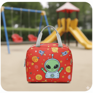 Kids' Insulated Lunch Bag - Red