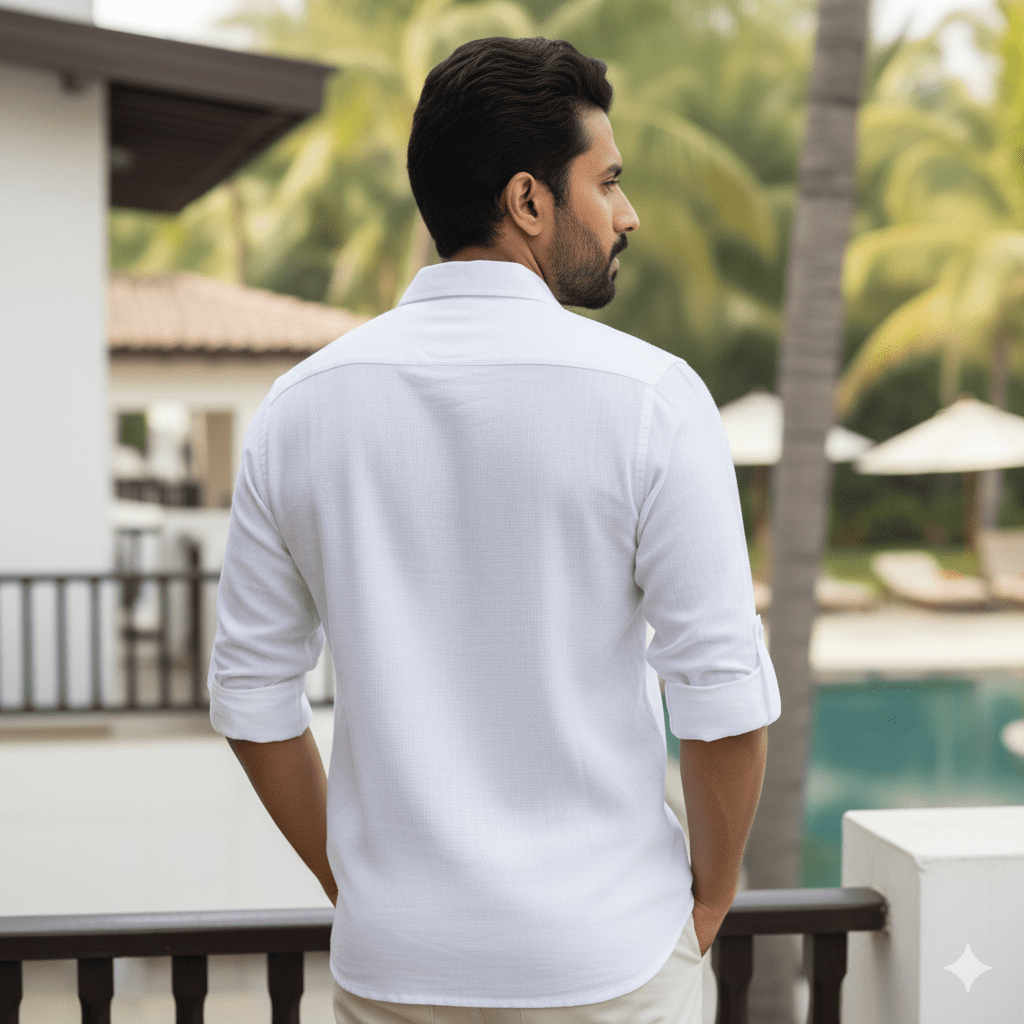 Men's Floral Embroidery Shirt - Image 2