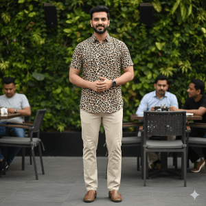 Men's Leopard Print Shirt
