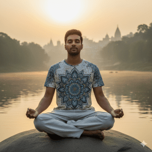 Men's Mandala Print T-Shirt