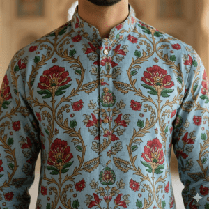 Men's Mughal Print Kurta