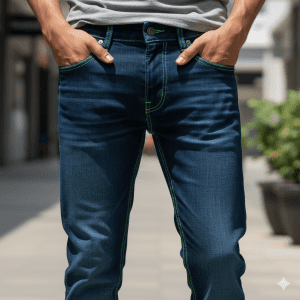 Men's Neon Thread Jeans