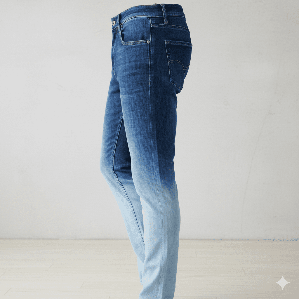Men's Ombré Gradient Jeans - Image 3