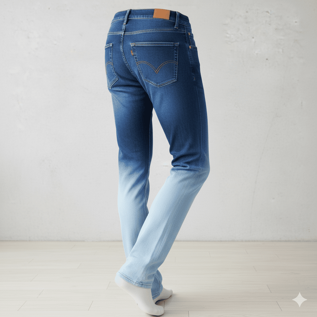 Men's Ombré Gradient Jeans - Image 2