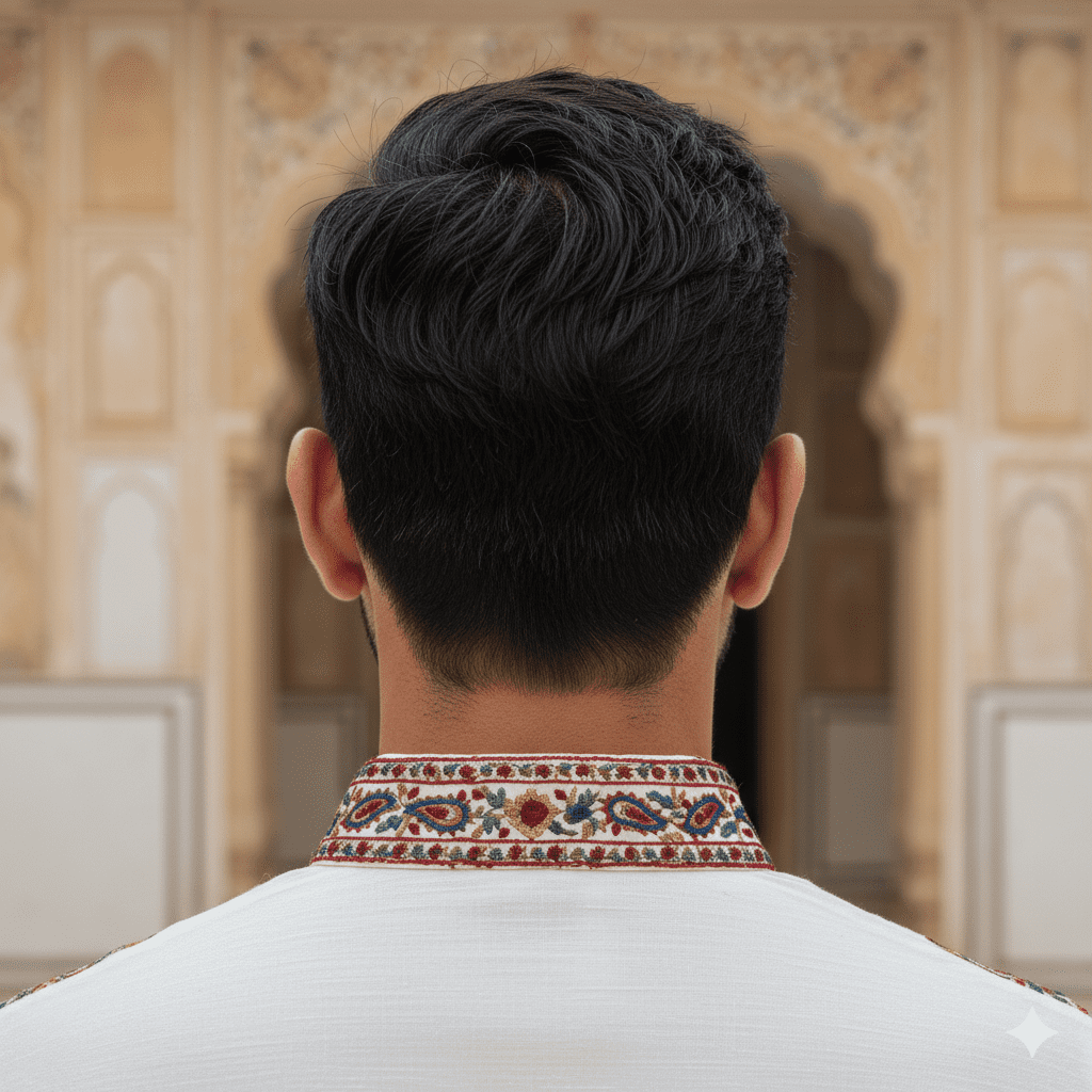 Men's Paisley Embroidered Kurta - Image 2