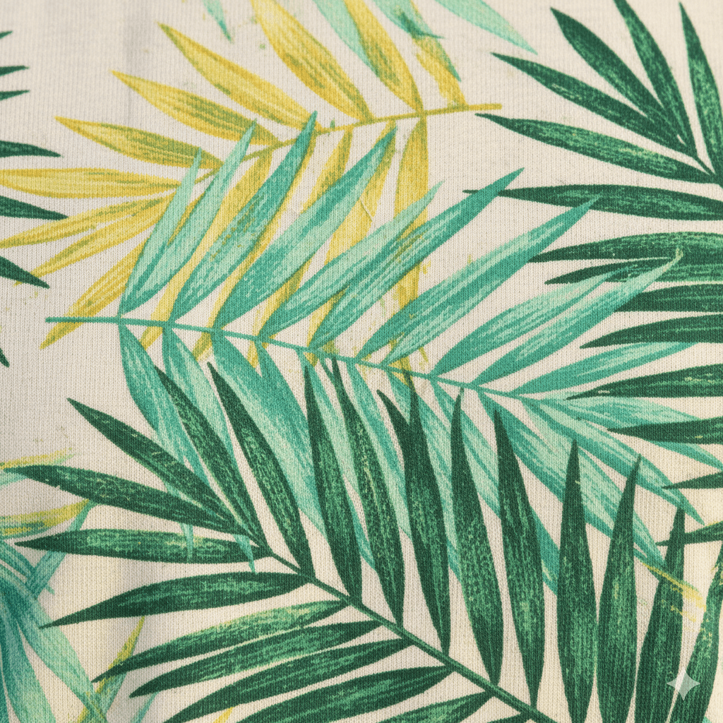 Men's Palm Leaf Print T-Shirt - Image 4