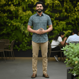 Men's Plaid Check Shirt