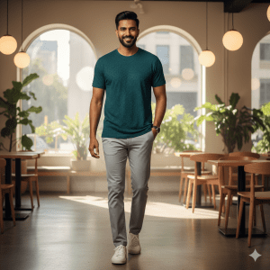 Men's Textured Jacquard T-Shirt