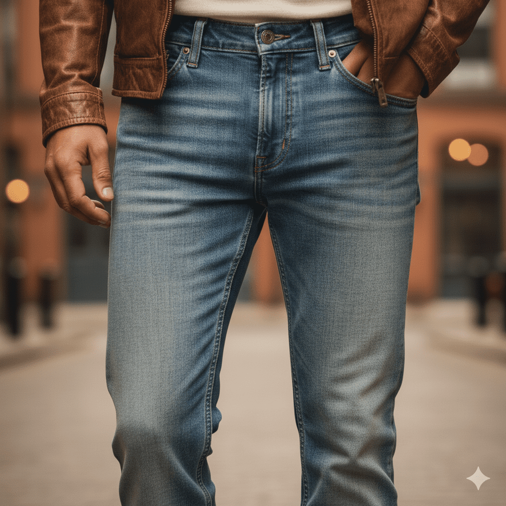 Men's Vintage Fade Bootcut Jeans - Image 3
