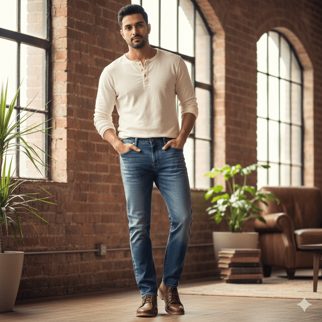 Men's Vintage Tapered Jeans