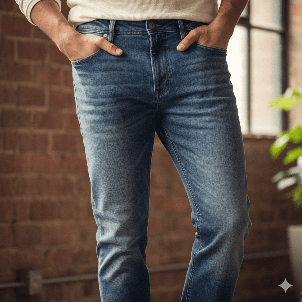 Men's Vintage Tapered Jeans - Image 4