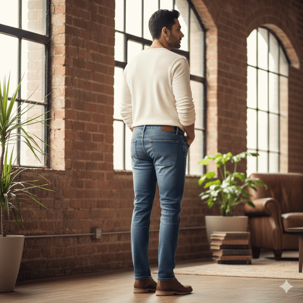 Men's Vintage Tapered Jeans - Image 2