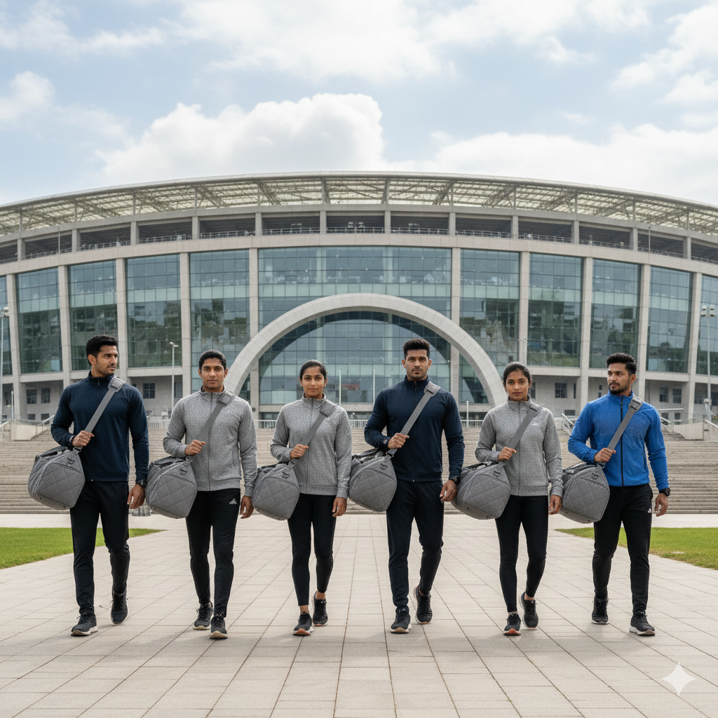 Unisex Quilted Travel Duffle - Grey - Image 2