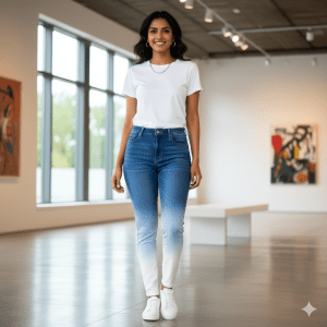 Women's Gradient Ombré Jeans