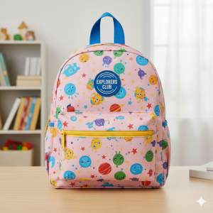 Kids' Graphic Printed Backpack - Pink