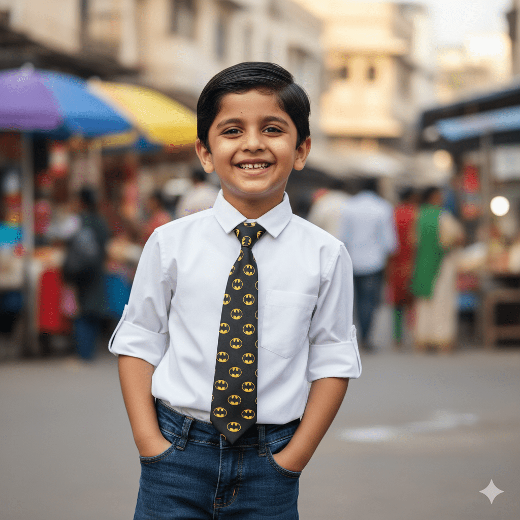 Boys' Printed Tie Batman