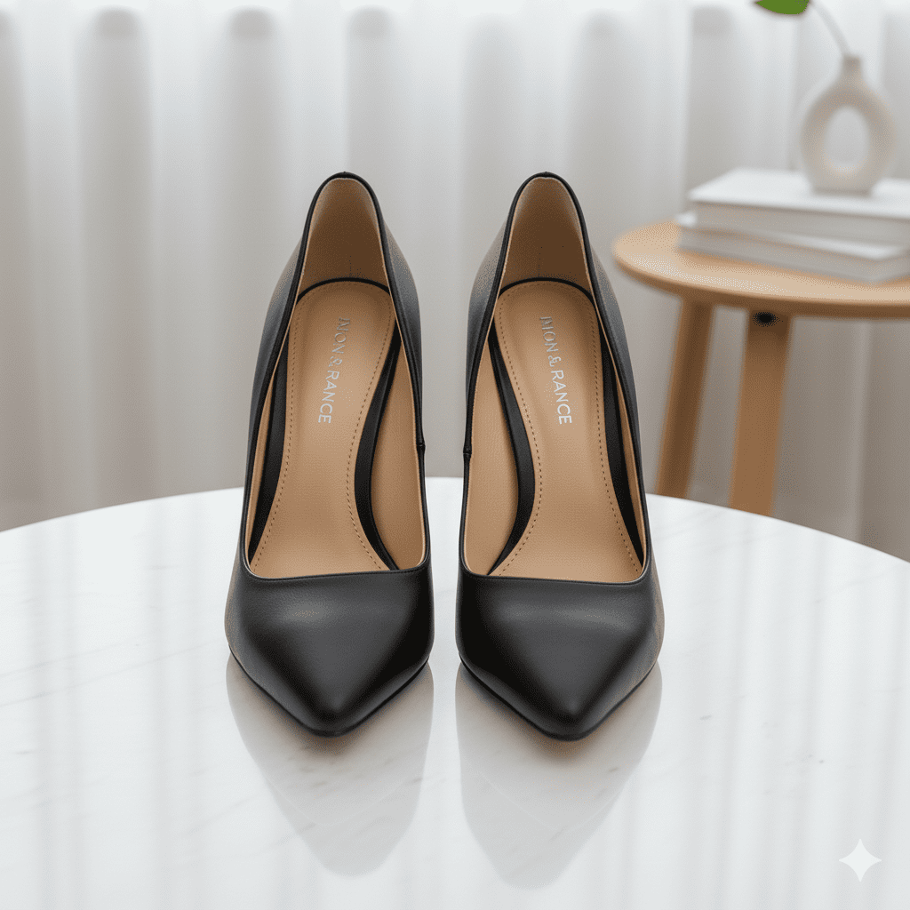 Woman's Stilettos - Black - Image 2