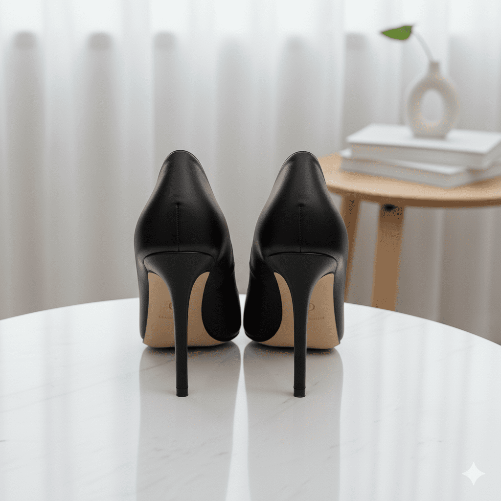 Woman's Stilettos - Black - Image 3