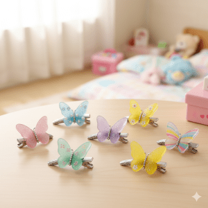 Girls' Hair Clips - Butterfly