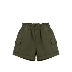Olive Green Cargo Shorts