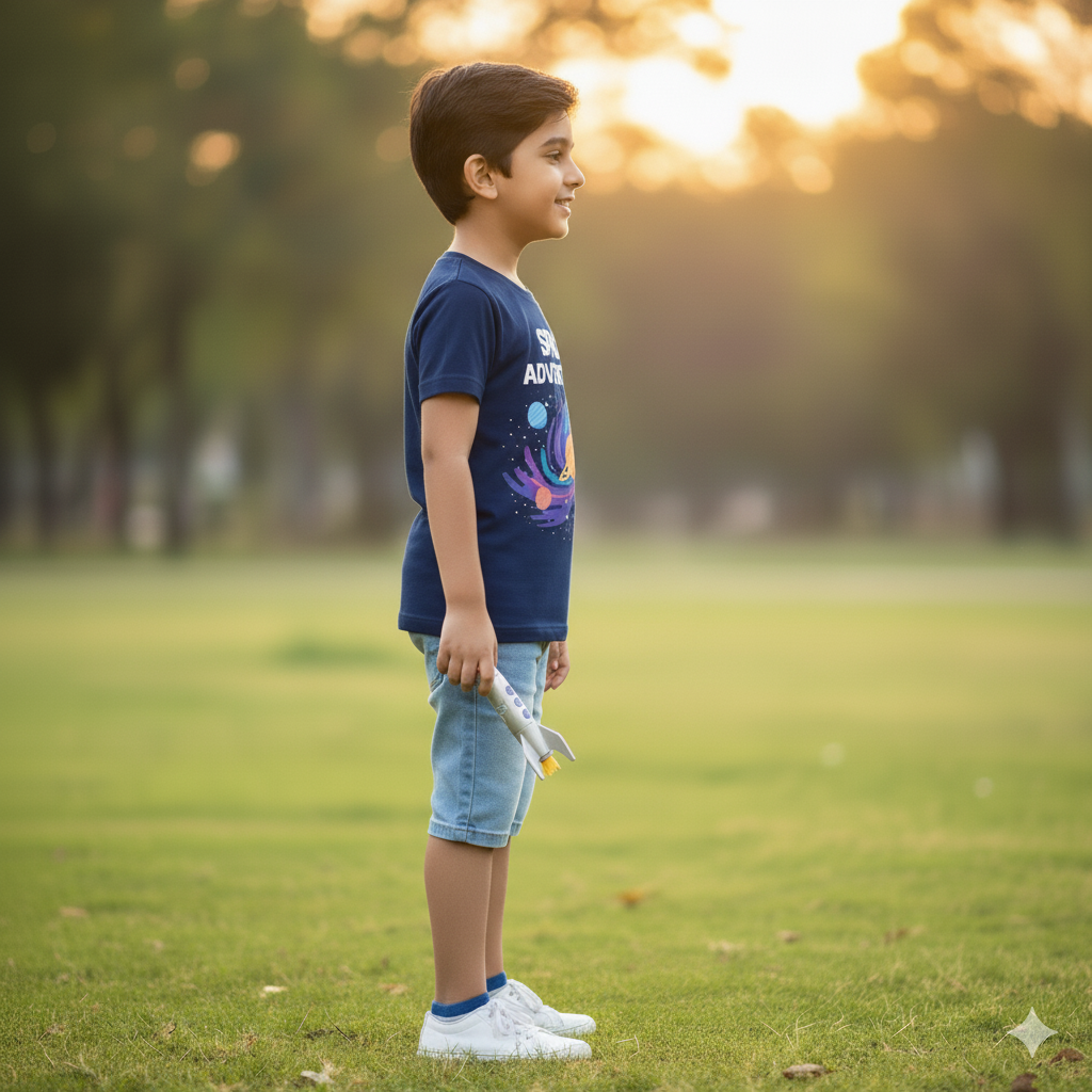 Boys' Space Galaxy T-Shirt (5-6 Years) - Image 3