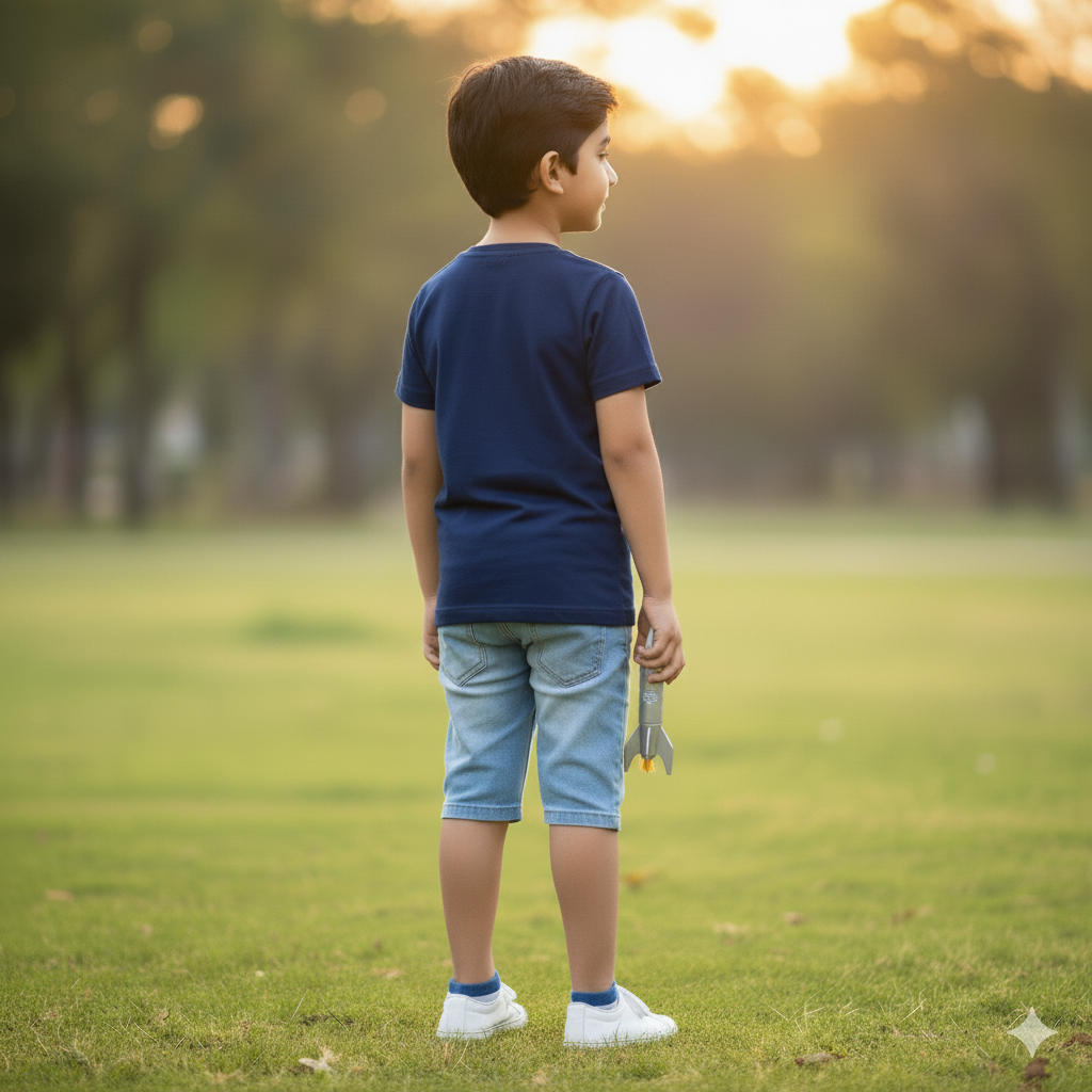 Boys' Space Galaxy T-Shirt (5-6 Years) - Image 2