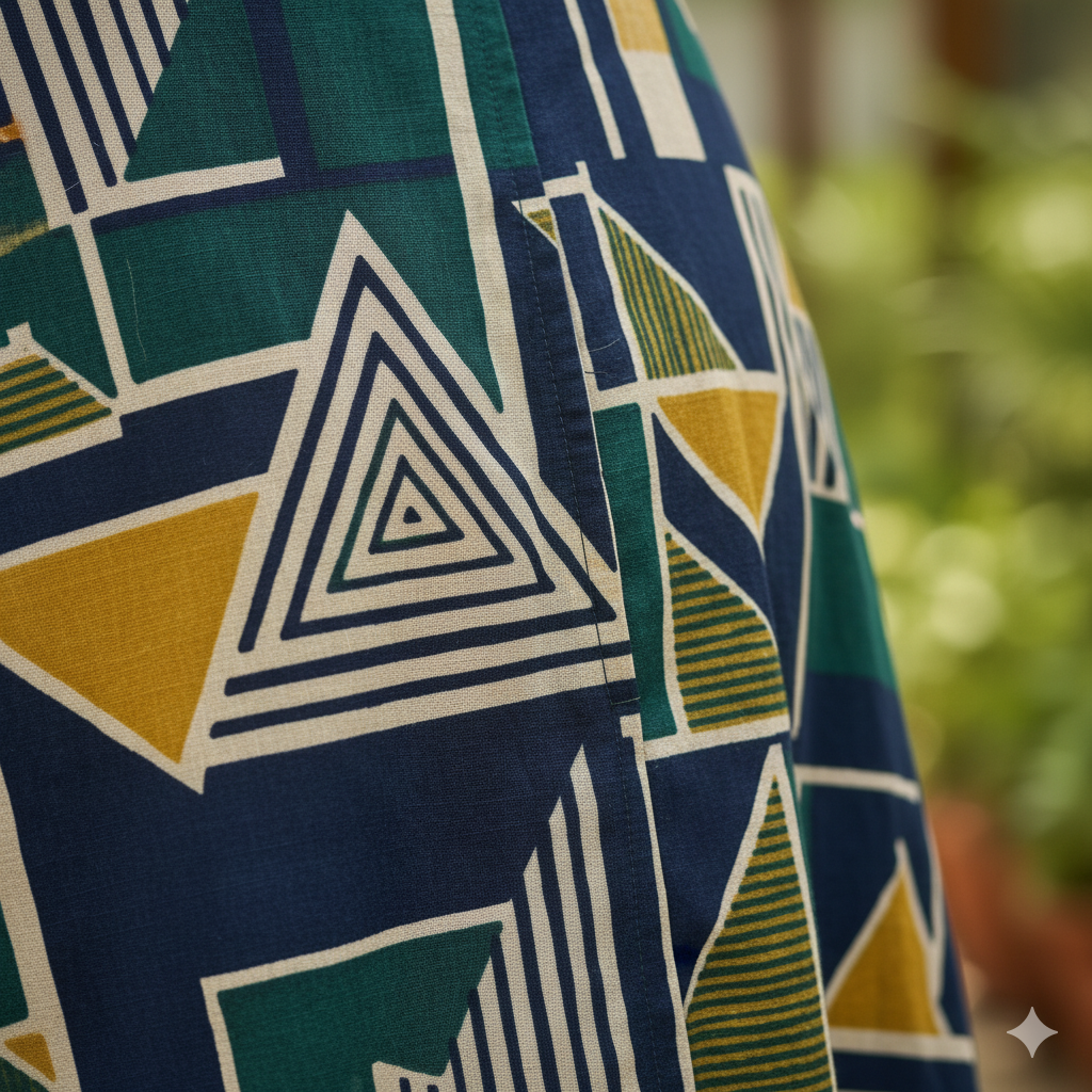 Women's Geometric Print Dress - Image 5