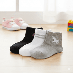 Girls' Socks - Set of 3
