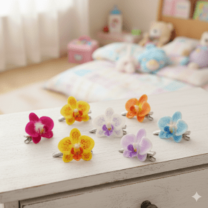 Girls' Hair Clips - Orchid