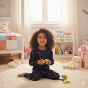 Starry Night Printed Pyjamas