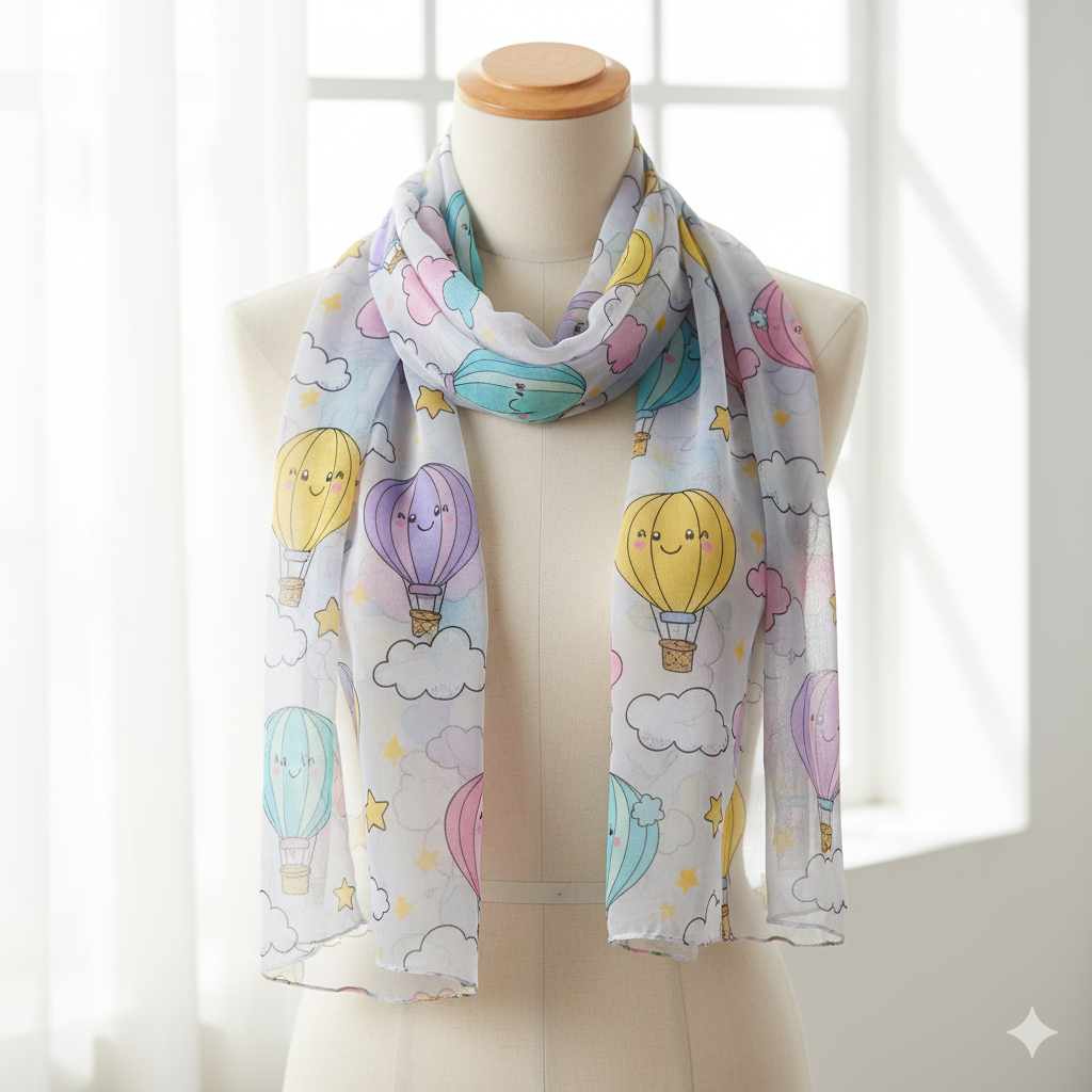 Woman's Printed Scarf - Multi