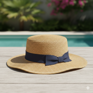 Unisex Sunhat in Straw