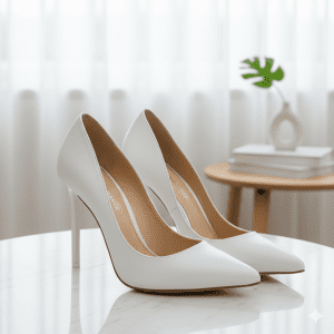 Woman's Stilettos - White