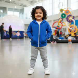 Zip-Up Fleece Hoodie